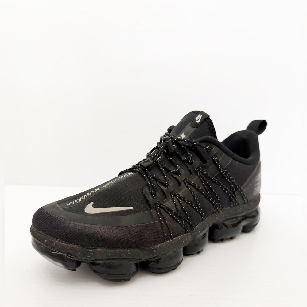 Nike Air VaporMax Run Utility Shoes Black Reflect Silver - 8.5